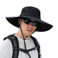 Sun Hat for Men Women Waterproof Wide Brim Bucket Hat Foldable Boonie Hat for Fishing Hiking Garden Safari Beach