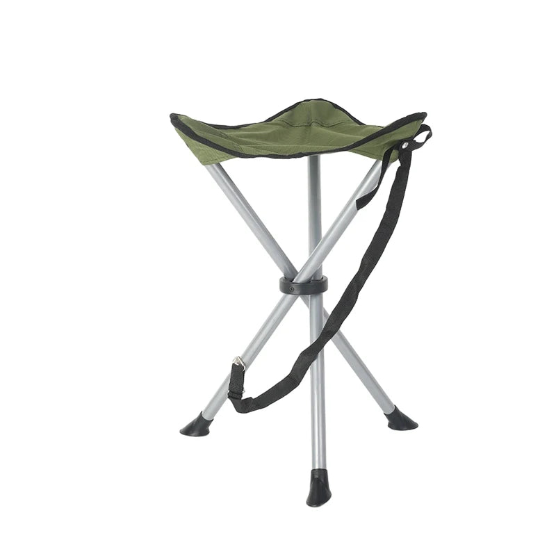 Modern Outdoor Camping Furniture Moon Chair Triangle Folding Stool Portable Lightweight Fabric for Fishing School Use