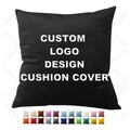 Custom Velvet Polyester Printed Logo 45*45cm Pillow Case Sublimation Cushion Covers Sublimation Blank Pillow Cover