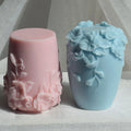 3D Cane Flower Vine Flowers Shape Silicone Candle Mold Rattan Flower Silicone Candle Soap Mold
