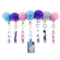 Custom Logo Card Grabber Keychains Butterfly Acrylic Metal Key Chain for Long Nail