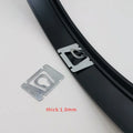 No-drilling 40*30mm Keyhole Metal Plain Silver Galvanized Photo Album Picture Iron Frame Hanger Wall Conceal Hook Box