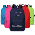 Custom Logo Wholesale Waterproof Denim England Style Letter Pattern Backpack for Primary Students Teenagers School Use