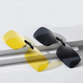 Wholesale ultra Light Weight Rectangle Clip-on Lens UV400 Polarized Clip on Sunglasses