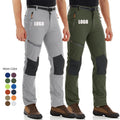 Soft Shell Waterproof Hiking Pants for Men's Ski Snowboard Warm Cargo Pants Winter Windproof Camping Climbing Trousers