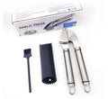 Hot Selling Home Kitchen Accessories Garlic Press Stainless Steel Mincer Durable Metal Garlic Press Convenient Garlic Press Grip