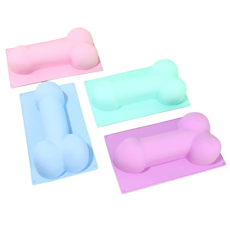 Hot Selling Food Grade Silicone Drip Chocolate Cake Mold Custom Shaped DIY Baking Tool Bag Packed for Commercial Use