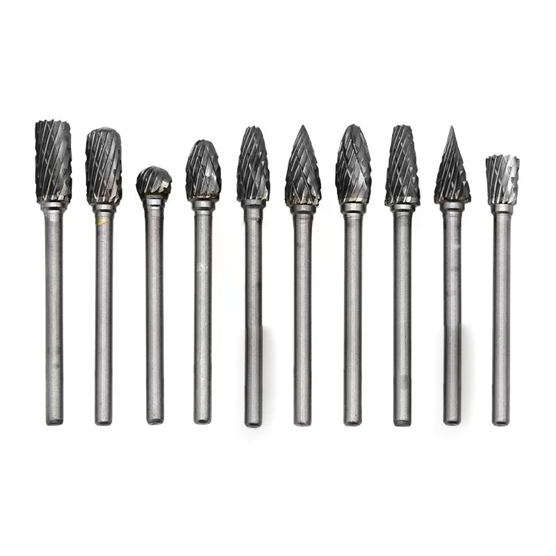 DL Factory Supply Double Cut Tungsten Carbide Rotary Burr Deburring Burrs Cylinder Shape Files & Rasps
