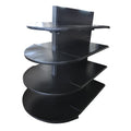 Adjustable Double-Sided Metallic Supermarket Rack Gondola Shelf Bracket with 50-150kg Capacity
