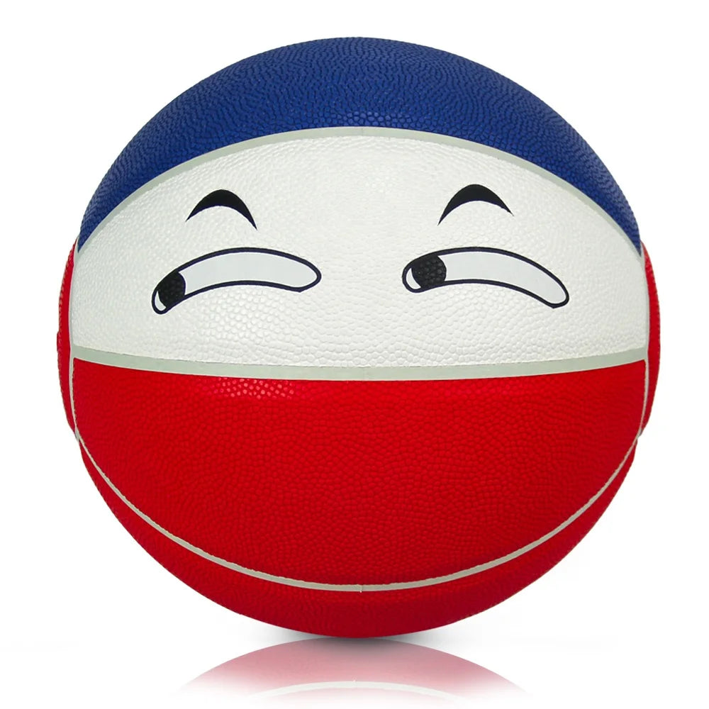 Factory Supply Official Size 7 PSYCHE Smile Series Basketball Patented Design Composite Leather for Practice
