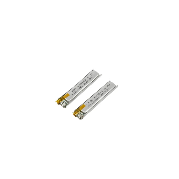Hot Selling Lipo Battery 450840 120mah 3.7V Small Rechargeable Polymer Lithium Ion Batteries for Take Headphones Remote Control