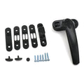 Replacement Black Powder Spraying Sliding  Handles for Aluminium Door