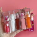 Moisturizing Cruelty Free square Container Tinted Fruit Flavor Lip Gloss Oil Private Label