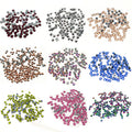 Colorful Hotfix Flatback Diamond Rhinestones Glass Strass Crystals for Garment Nail Art Shoe Decorations