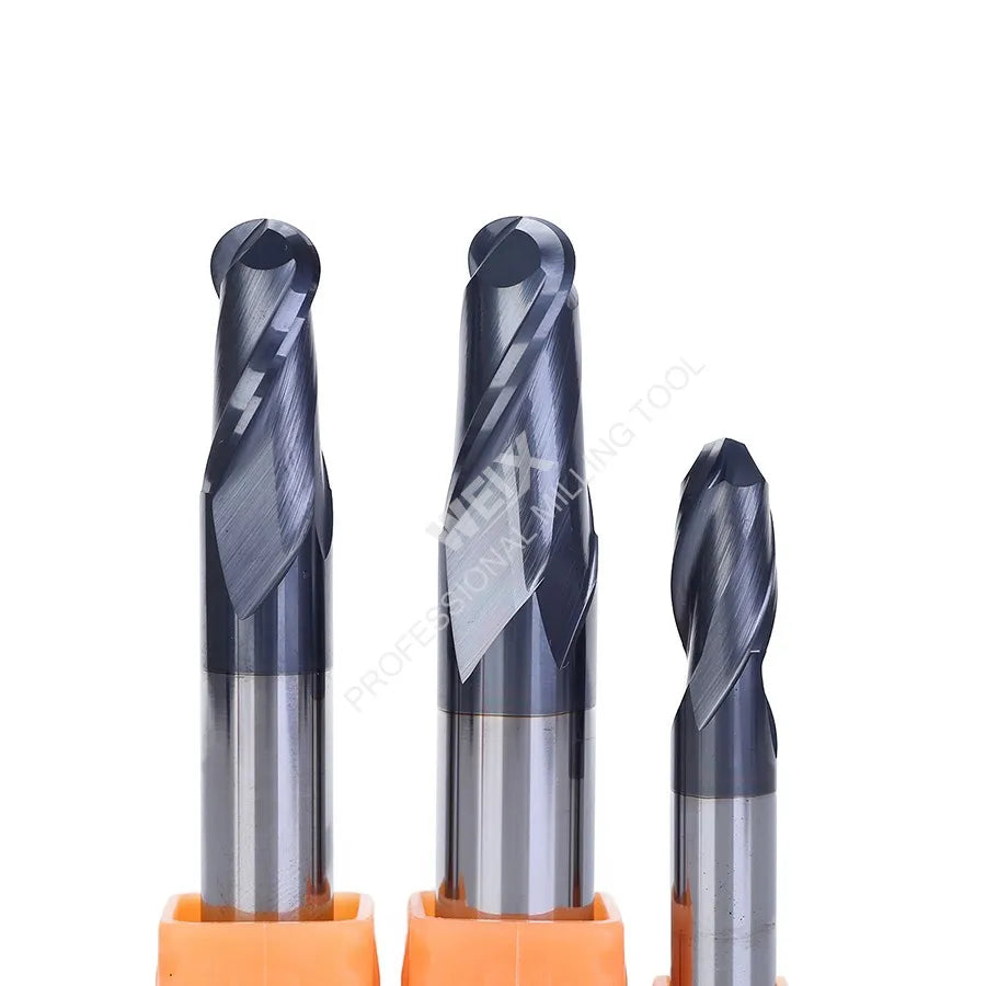 High Quality Wholesale Price Tungsten Solid Carbide 2 Flutes Ball Nose Endmill Milling Cutter for CNC Machine