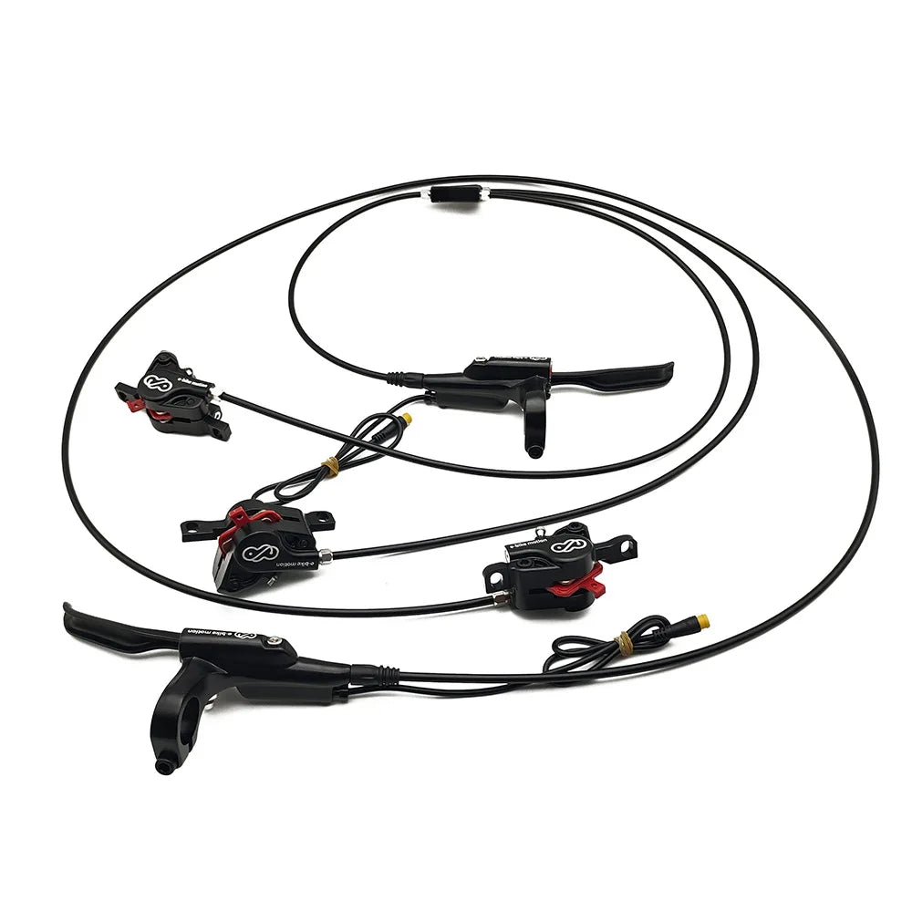 Electric Bike Ebike Brake With Power Off Sensor and Parking Function Hydraulic Oil Brake Set Fit for Bafang DNM USD8s