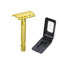 Gold Max Shave Razor with Mirror Box Elegant Gift for Father