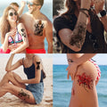 Wholesale Temporary Tattoo Lion Dragon Devil Pattern Tattoo Sticker for Adult