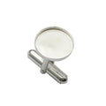 Really Sterling Silver Cufflink Blanks Cabochon Cuff Links Bezel Setting