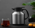 1.8L 24hrs Hot-Cold Insulated Stainless Steel Teapot with Tea Infuser and Handle Dishwasher Safe Eco-Friendly