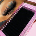 Wholesale Leenlash Custom Mink Eyelash Extension Individual Volume Lashes Your Own Label Matte Cashmere Soft Natural Handmade