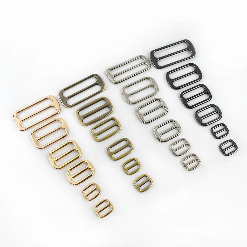 Deepeel BF666 12-50mm Handbag Hardware Accessories Bag Adjustable Tri Glide Buckle Bag Strap Slide Buckle Sliders