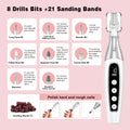 Professional Manicure Pedicure Kit Cordless Electric Nail File Drill Set Thick Toenail Grinder Toe Nail Dremel Tools MegaBDM