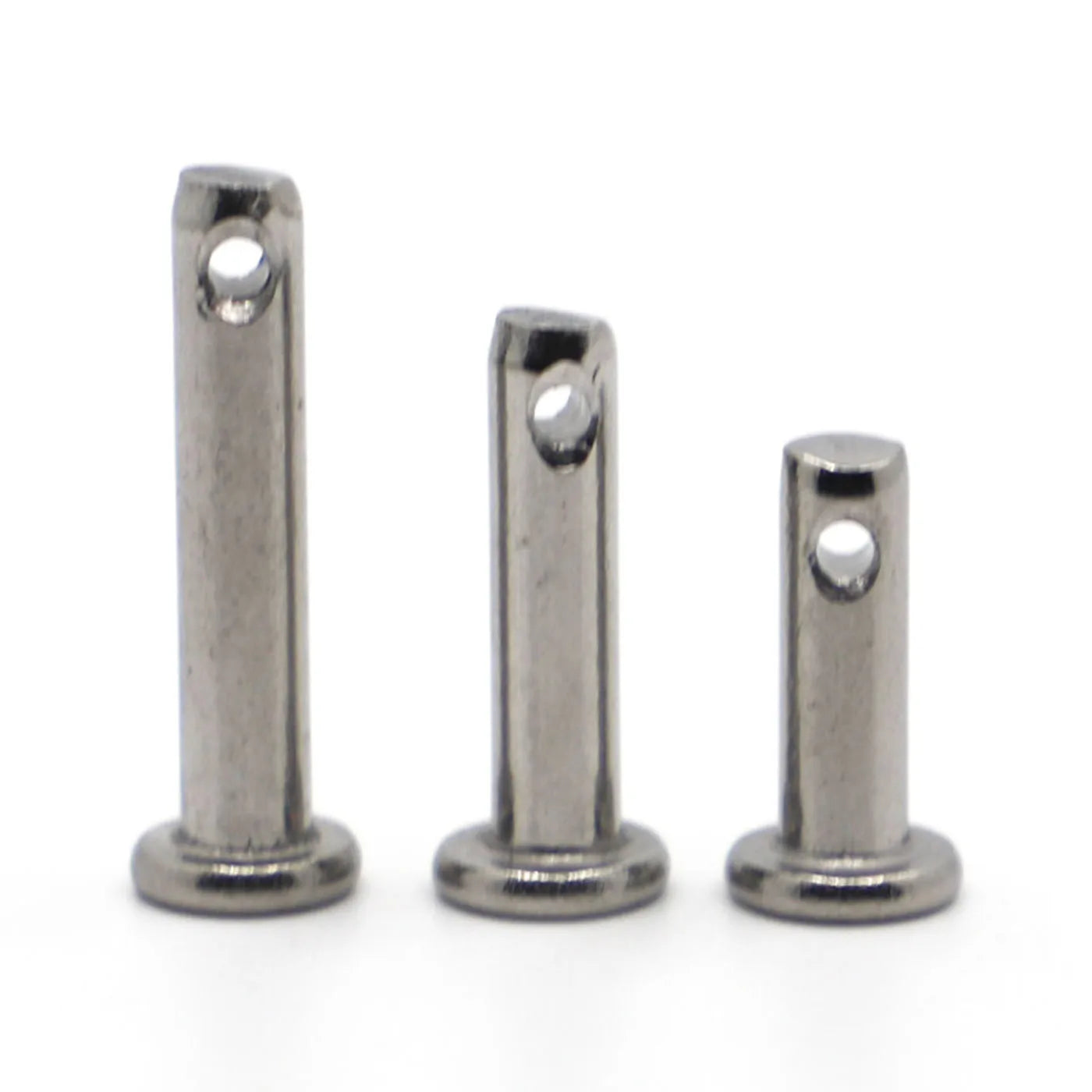 SDPSI M3-M10 304 Stainless Steel Hitch Pins Axis Pin Roll Flat Head Cylindrical with Hole Locating GB882 Standard