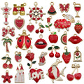 31pcs Factory Wholesale Beautiful Lovely Charms Pendant Accessories for DIY Earring Bracelet Making Jewelry