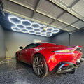 LED Light Working Light Hanging Hexagon Detailing Led Home Hexagon Ceiling Garage Light