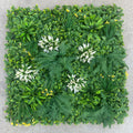 Green Plastic Artificial Grass Wall Panel for Outdoor Waterproof Durable Stylish Plant Wall Design