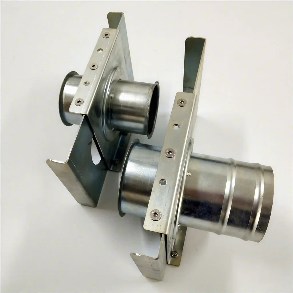 Galvanised Pipe Fittings Blasting Gate Valve Heavy Duty Sliding Damper for Dust Collector / air Filtration