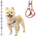 No Pull Reflective Solid Dog Harness Soft Adjustable Nylon/Polyester/Rubber Step-in Puppy Vest Outdoor Walking