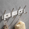 Hot Selling SUS304 Metal Stainless Steel Wall Storage Hanger Coat Hook Bathroom Towel Robe Hook