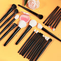 Private Label BLack Makeup Brush 24 Pcs High-end Make up Brushes Custom Logo Makeup Brush Set Kit