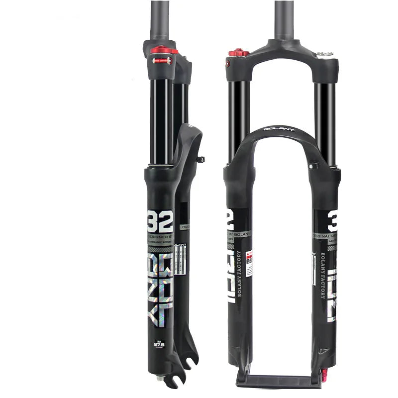 IRONDONKEY Mountain Bike Front Fork 26 Inch 27.5 Inch 29 Inch Dual Air Chamber Suspension Fork Air Fork