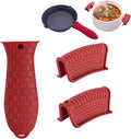 New Silicone Holders Pot Handle Covers Pan Handle Covers Potholder Handle Silicone Holder Pot Holder Covers Grip Pot Sleeve