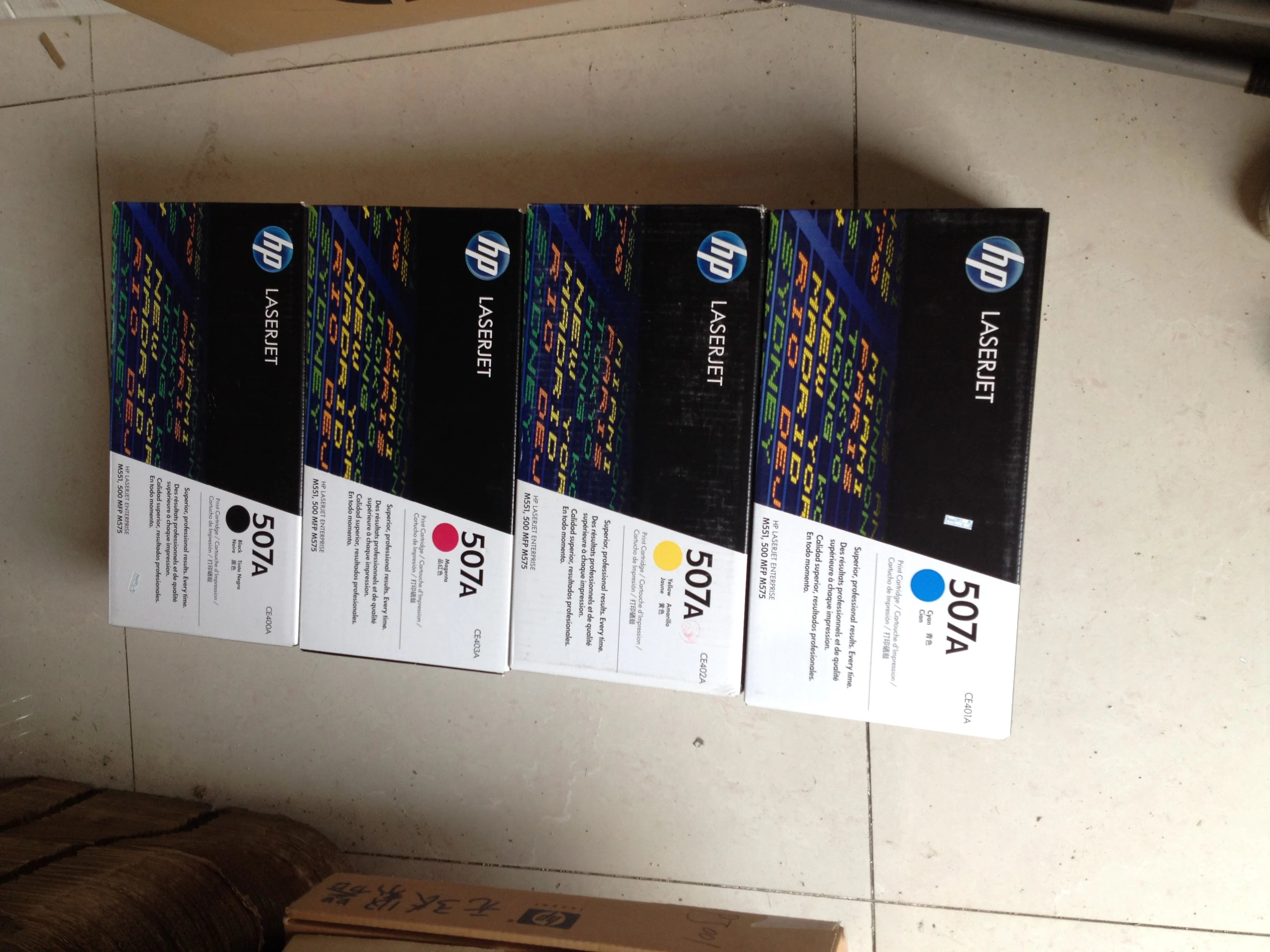 CE403A/CE402A/CE401A/CE400A 507A Toner Cartridge for HP LaserJet M551n/M575dn/M575fw
