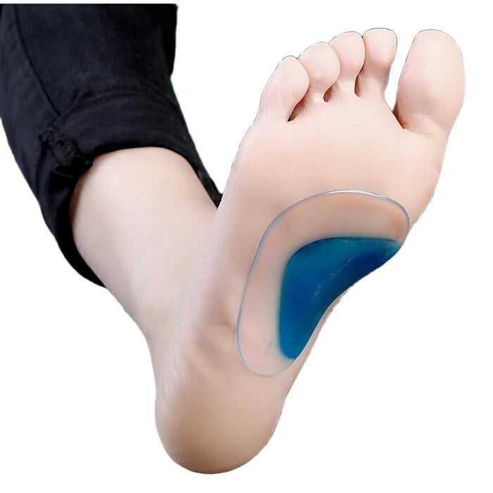 Silicone Arch Support Insoles Flat Feet Internal and External Splayed Foot X-shaped O-shaped Correction for Kids