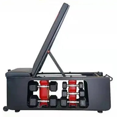 Longotech High Quality Multi Function Dumbbell Storage Gym Bench Box All in One Workout for Body Exercising Machine