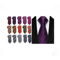 2024 New Business Ties for Men Silk Tie Polk Dotted Men's Neckties Blue Black Paisley Neck Ties for Men
