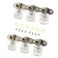 New 3L3R Nickel Machine Heads Tuning Keys Tuners Acoustic Guitar Tuning Pegs With Double Hole