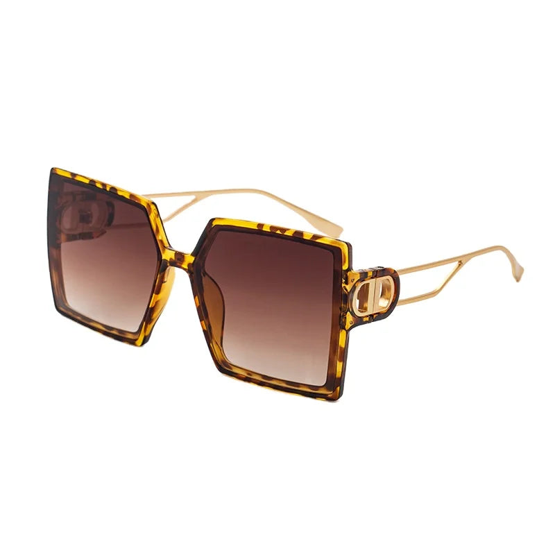 New Women's Ins Net Red Same square Sunglasses Women Trendy Sunglasses 3138