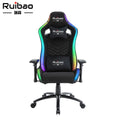 Home Office PU Leather LED RGB Recliner Gaming Chair Adjustable Ergonomic 4D Armrest Revolving Breathable Velvet Convertible