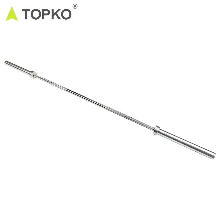 TOPKO 20kg/50kg Adjustable Steel Weightlifting Gym Equipment Barbell Bar Set Home Use Competition Custom 28mm Fitness Gear Sale