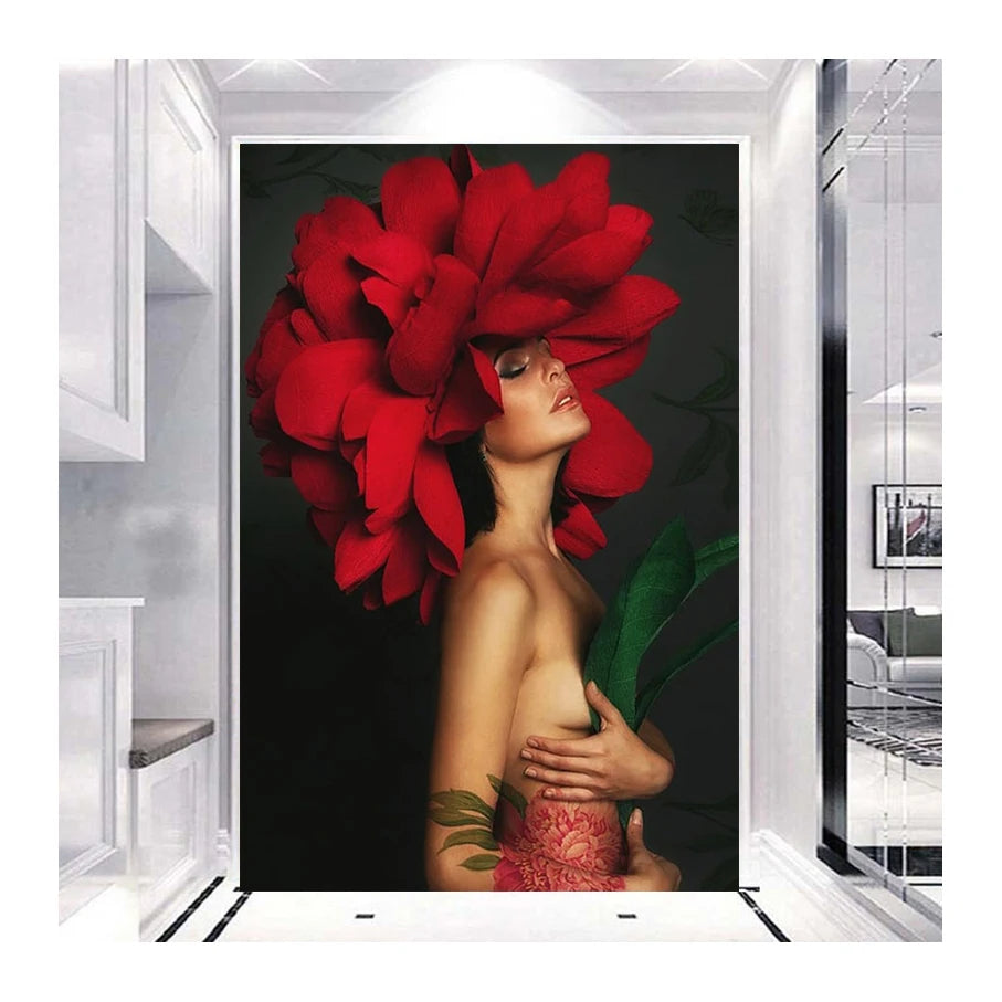 Portrait 5D Full Drill Canvas Diamond Painting Dropshipping Crystal Portraits Custom Cross Diamond Painting Wall Kit