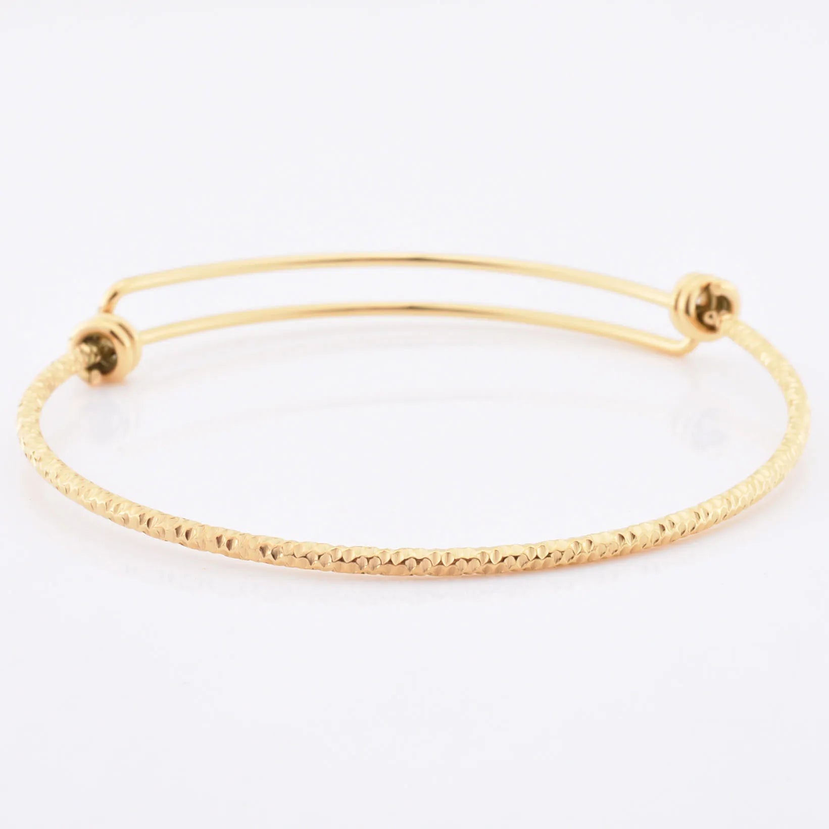 Fashion Design Yitenong Custom Stainless Steel Adjustable Wire Bangle 18K Gold Bracelet for Women