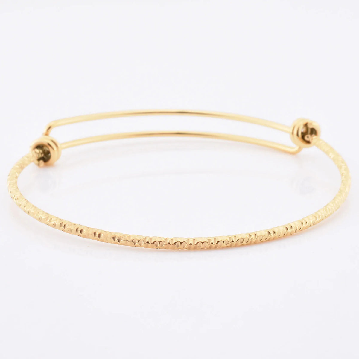 Fashion Design Yitenong Custom Stainless Steel Adjustable Wire Bangle 18K Gold Bracelet for Women