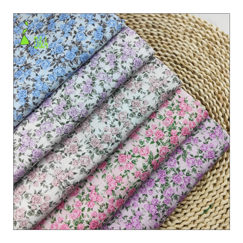 Free Samples Tana Pure Organic Cotton Digital Fabric Printing on London Fabric