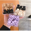 Bphne Hot Sale New Design Fashion Women Hair Accessories Various Colors Plastic Mini Ponytail Hair Claw Set
